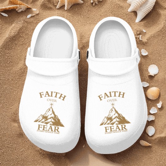 Faith Over Fear Nurse Clogs