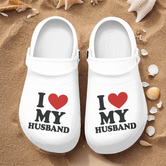 I Love My Husband – Romantic Gift Nurse Clogs