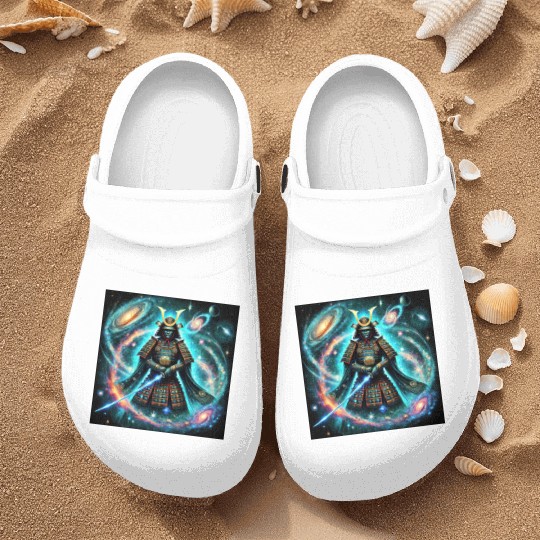 Celestial Samurai Warrior Galaxy Sword Art Nurse Clogs