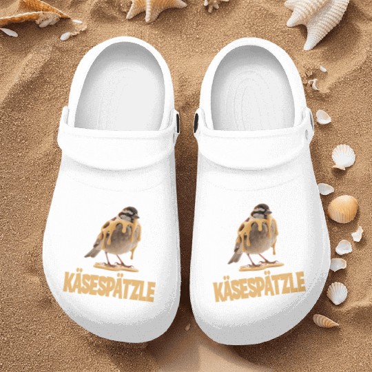 Käsespätzle Sparrow Delight With Cheesy Drizzle Nurse Clogs
