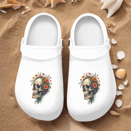 Eco Skull ❘ Nature Vibes ✦ Rebirth Nurse Clogs