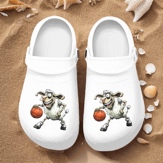 Sheep Basketball / Basketball player Sheeps Nurse Clogs