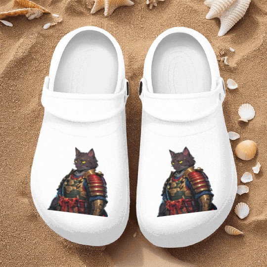 Warrior Cat in Armor Artwork Nurse Clogs