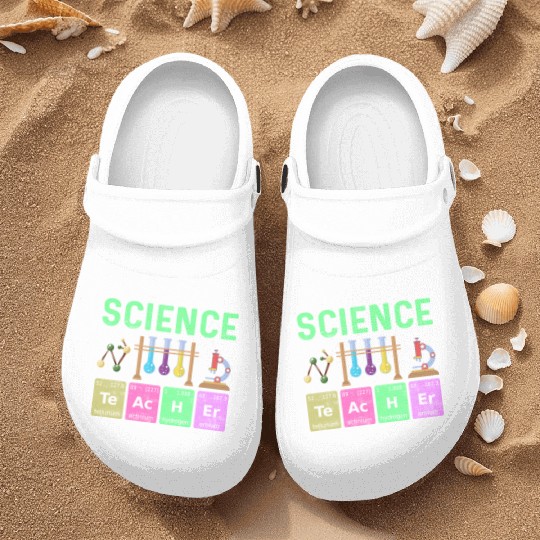 Science Art Teacher - Colorful Periodic Table Nurse Clogs