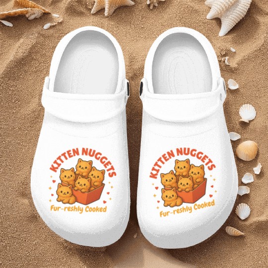 Cute Kitten Nuggets – Funny Food Cat Nurse Clogs