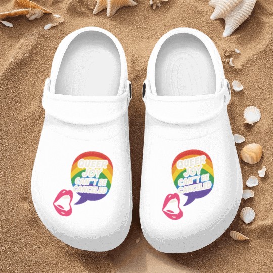 Queer Pride Queer Joy LGBTQ+ Affirmation Trans Nurse Clogs
