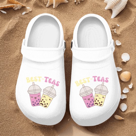 Best-Teas Cute Kawaii Bubble Tea Boba Tea Nurse Clogs