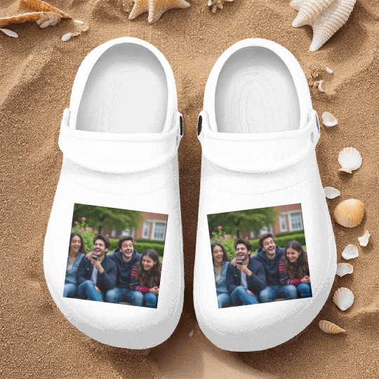 Joyful Group Friendship Illustration Nurse Clogs