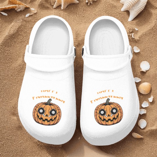 Pickleween Pickleball Player Halloween Pumpkin Nurse Clogs