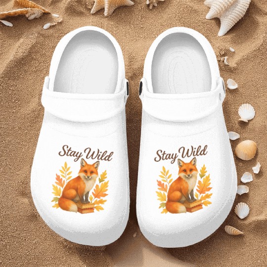 Stay Wild – Autumn Fox Nurse Clogs