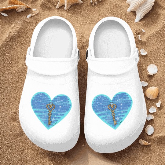 Girlhood in light blue Nurse Clogs
