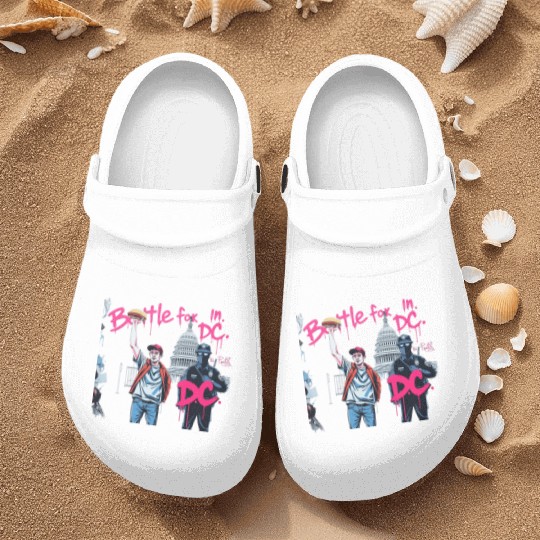 Free DC Sandwich Guy Banksy Style Street Art Nurse Clogs