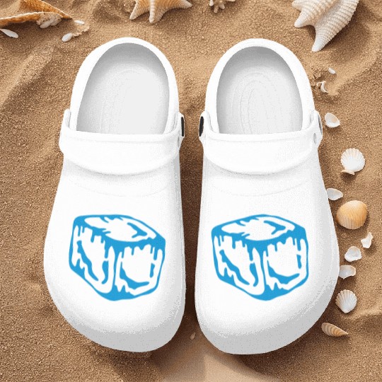 Ice Cube Design Nurse Clogs