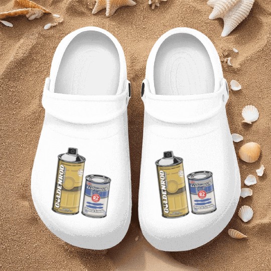 Funny Star Wars r2d2 and c3p0 parody Nurse Clogs