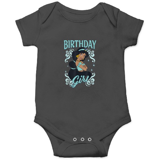 disneyss Aladdin Birthday Girl Princess Jasmine Chest Portrait  Gifts Onesies