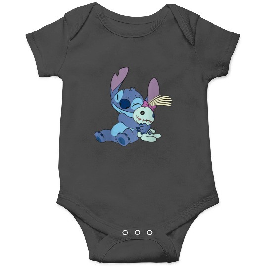 disneys Lilo Stitch Cute Stitch And Scrump Big Hug Portrait  gifts Onesies