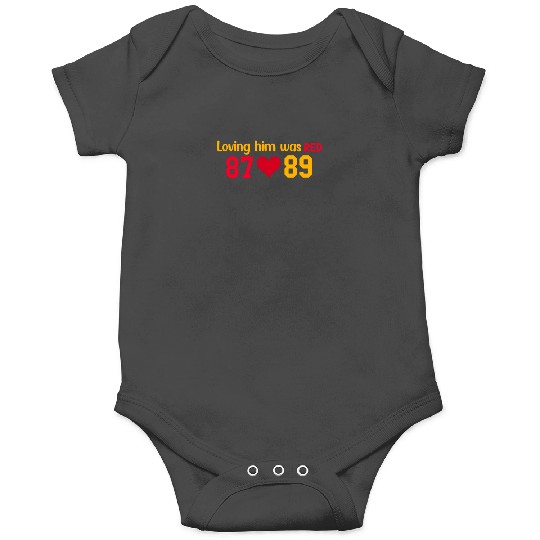 Loving Him Was RED taylorr Swift x Travis Kelce Onesies