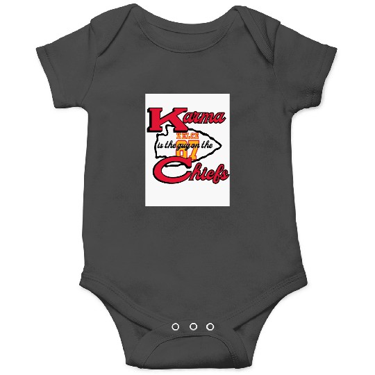 Karma is the Guy on the Chiefs taylorr Swift Travis Kelce Onesies