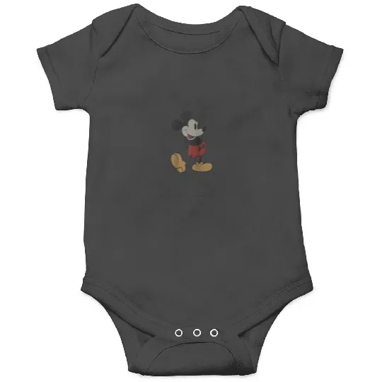 Disney Classic Mickey Mouse Pose Raglan Baseball Onesies