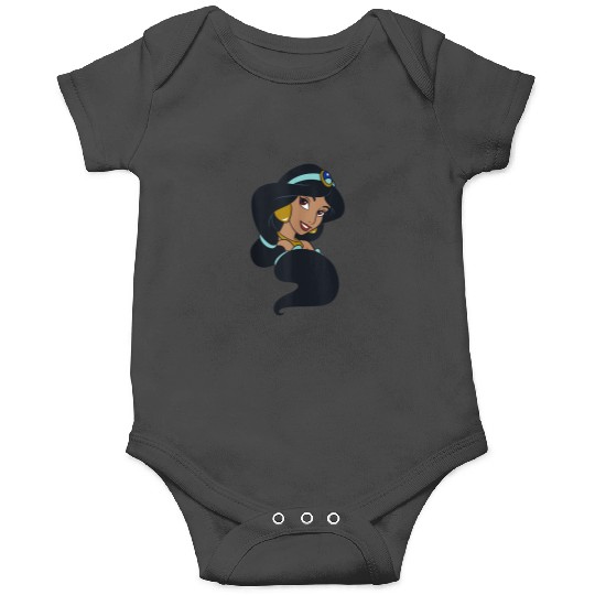 Disney Aladdin Jasmine Hair Swirl Big Portrait Onesies