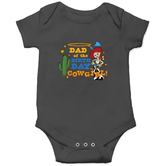 disneys And Pixars Toy Story Dad Of The Birthday Cowgirl Onesies