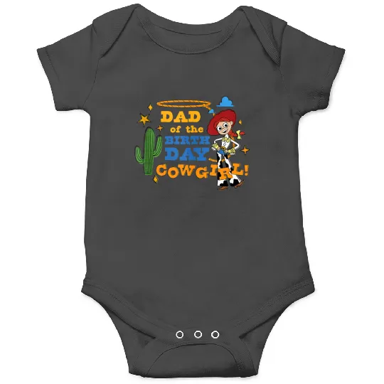 disneys And Pixars Toy Story Dad Of The Birthday Cowgirl Onesies