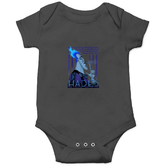 Disney Hercules Hades Geometric Portrait Graphic Onesies
