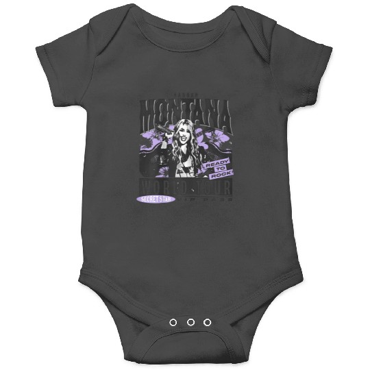 Disney Hannah Montana World Tour Ready To Rock Chest Poster gifts  Onesies