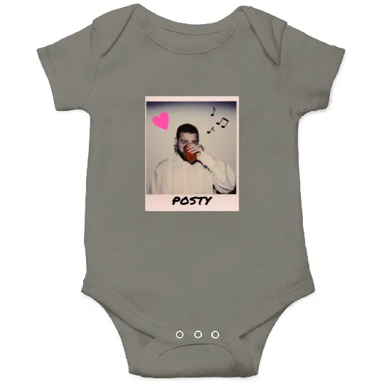 Posty Poloroid- Post Malone Inspired Women's Cropped Onesies Onesies