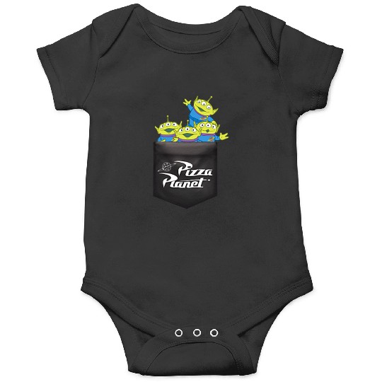 Disney Pixar Toy Story Pizza Planet Alien Left Chest Onesies