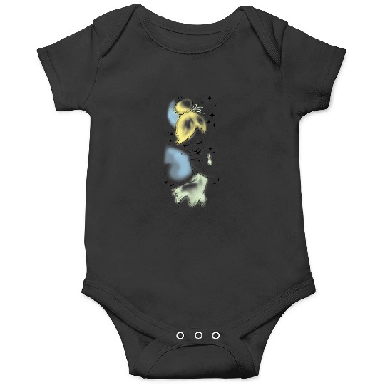 Disney Peter Pan Tinkerbell Airbrush Style Sketch Onesies