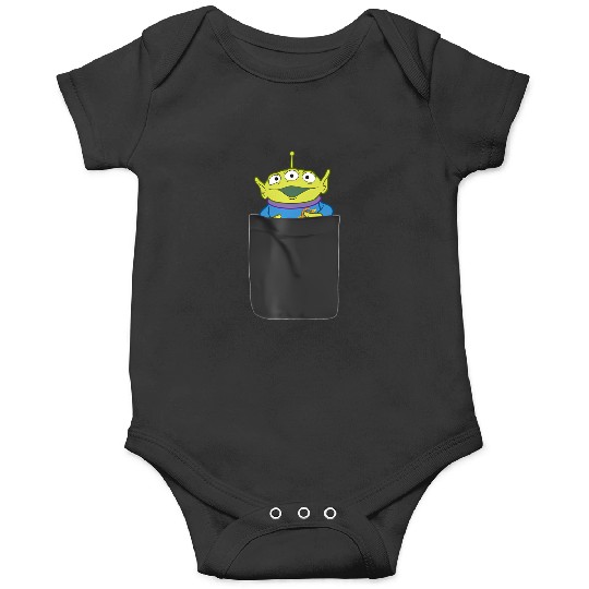 Disney Pixar Toy Story Alien Faux Pocket Onesies