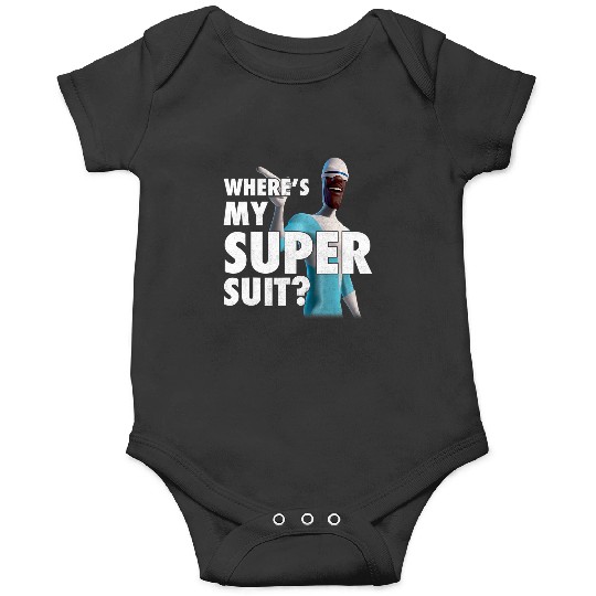 Disney Pixar The Incredibles Vintage Frozone Super Suit Logo Onesies
