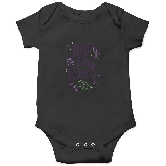 Kids Disney Tangled Best Day Ever! Pascal Outline Portrait Youth Onesies