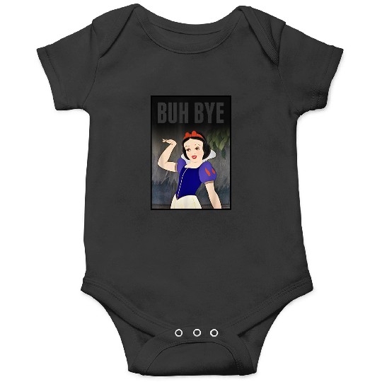 Disneyss Snow White Buh Bye Poster Graphic Onesies
