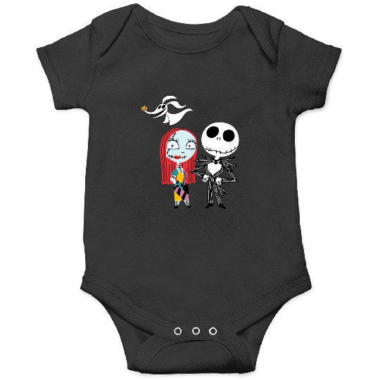 Disneyss Nightmare Before Christmas Dark Jack Sally Onesies
