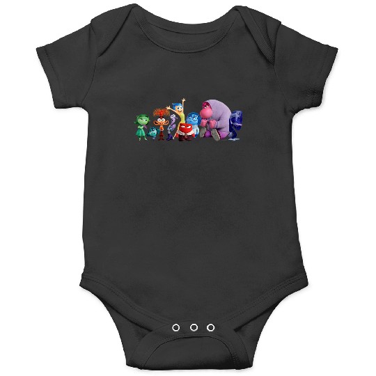 Disneyss And Pixarss Inside Out 2 Emotions Group All Together Onesies