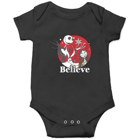 Disneyss The Nightmare Before Christmas Believe Family shots Onesies