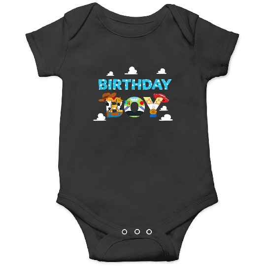 Disneyss And Pixarss Toy Story Clouds Birthday Boy Onesies