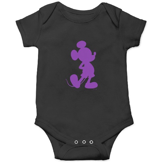 Disney Mickey Mouse Pride Classic Pose Purple Icon Fill Onesies