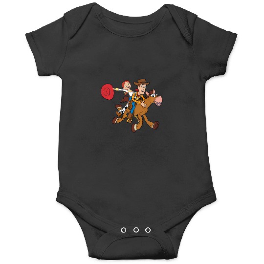 Disney And Pixars Toy Story Woody Jessie Bullseye Onesies