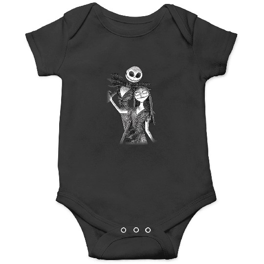 Disneyss The Nightmare Before Christmas Jack Sally Sketch Onesies
