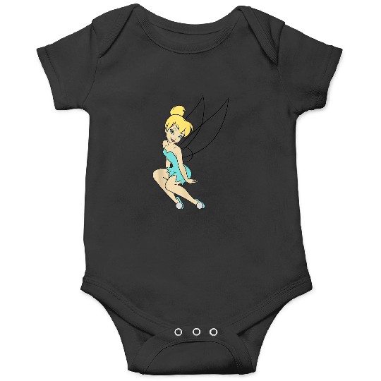 Disneys Peter Pan Tinkerbell Sitting With A Smile Onesies