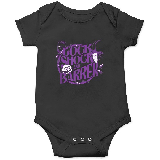 Disneyss The Nightmare Before Christmas Lock Shock Barrel Onesies