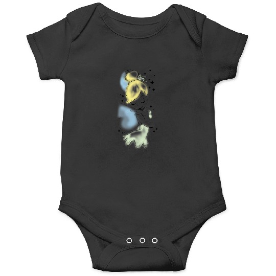 Disney Peter Pan Tinkerbell Airbrush Style Sketch Onesies