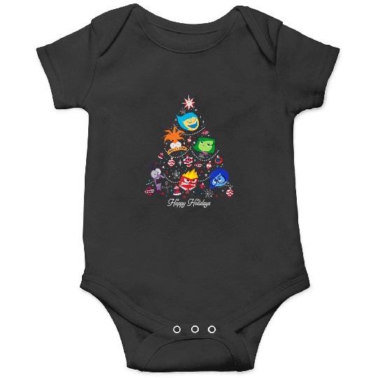 Disneyss And Pixarss Inside Out 2 Emotions Christmas Tree Onesies