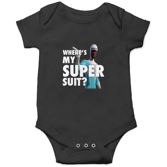 Disney Pixar The Incredibles Vintage Frozone Super Suit Logo Onesies