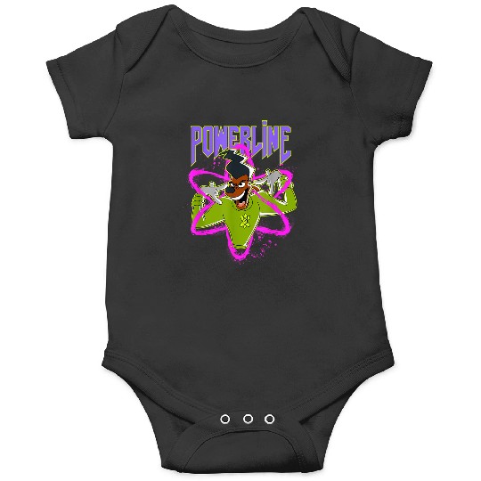 Disneyss A Goofy Movie Powerline Neon Big Chest Portrait Onesies