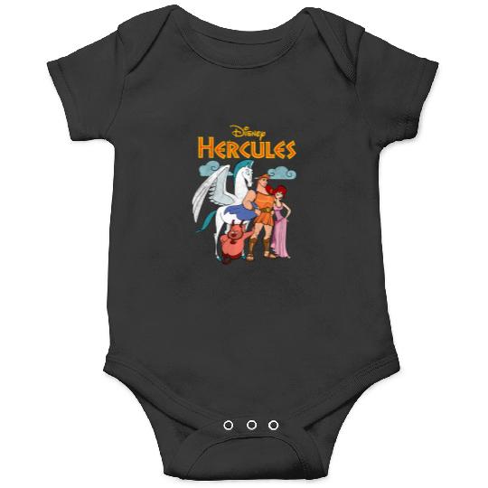 Disney Hercules Classic Group Shot Vintage Onesies