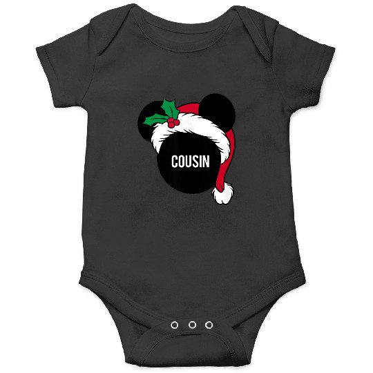 Disneyss Santa Hat Mickey Christmas Family Matching Cousin Onesies